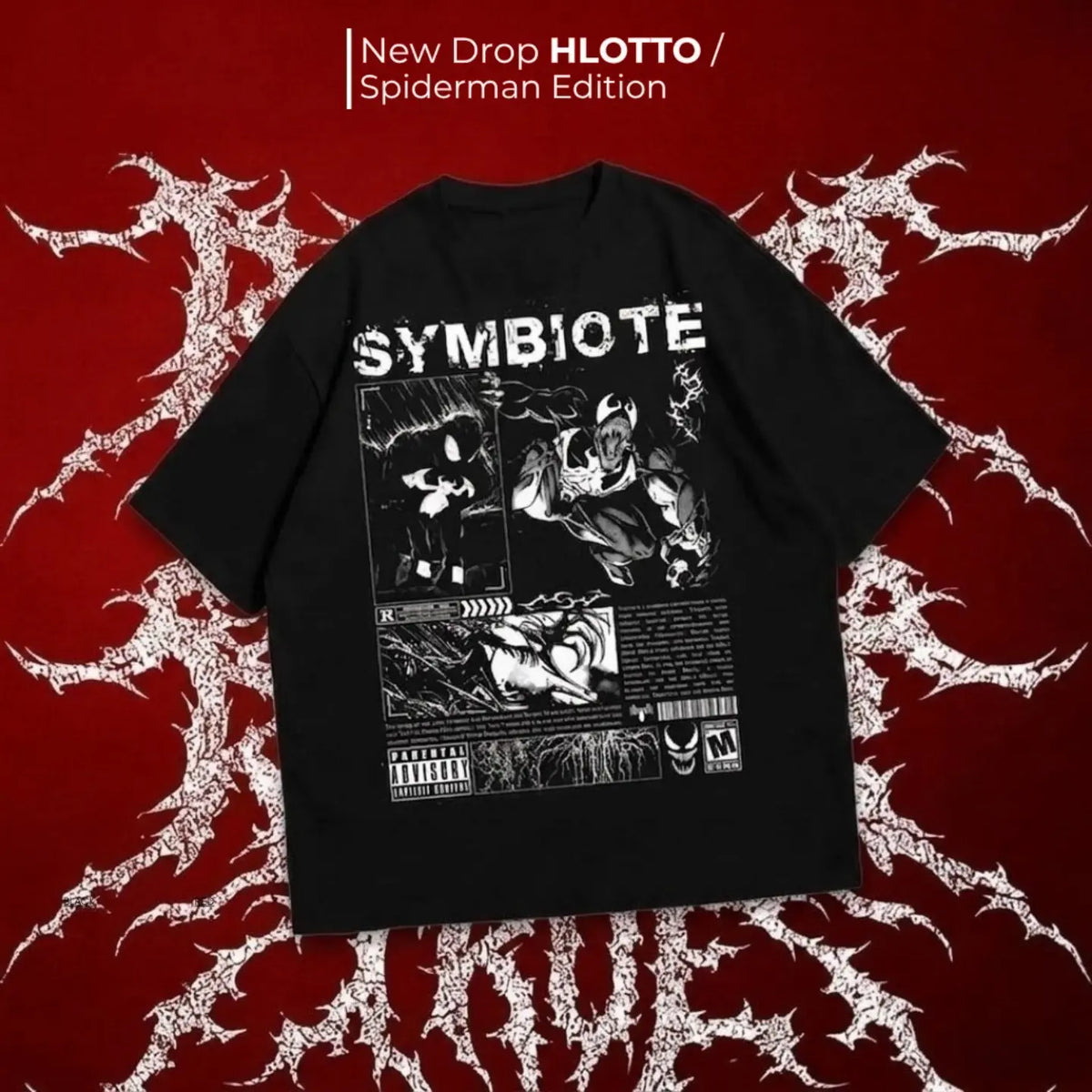 HLOTTO Spider-Man & Venom Edition - 10 Exclusive Graphic Tees