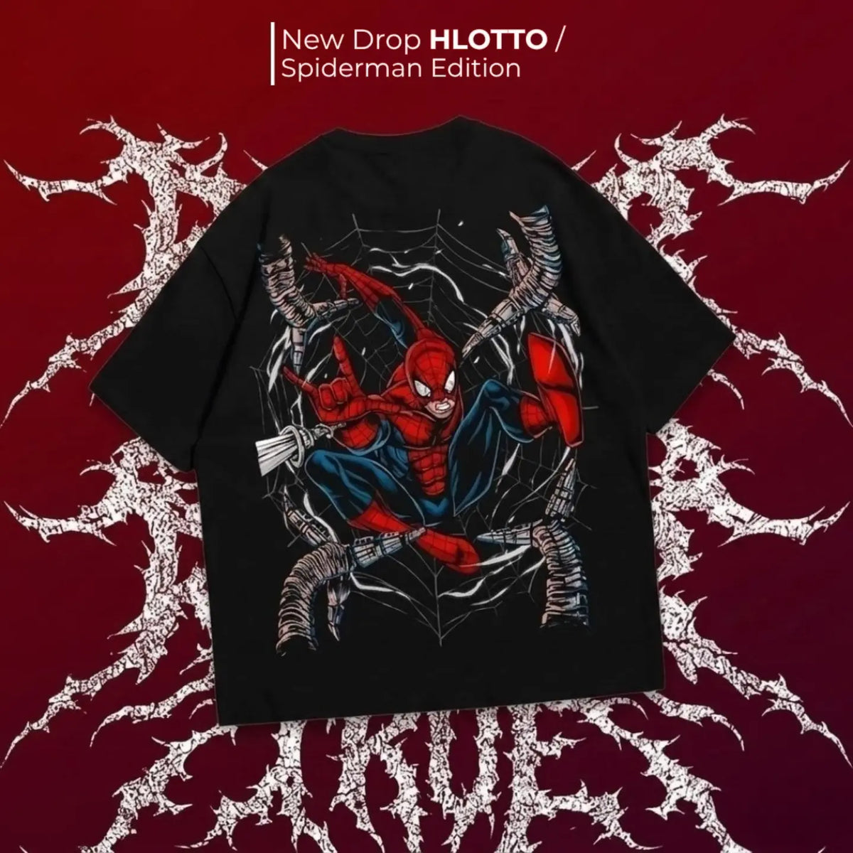 HLOTTO Spider-Man & Venom Edition - 10 Exclusive Graphic Tees